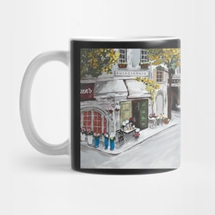 Cafes and Flower Shops on the Streets of Poland Mug